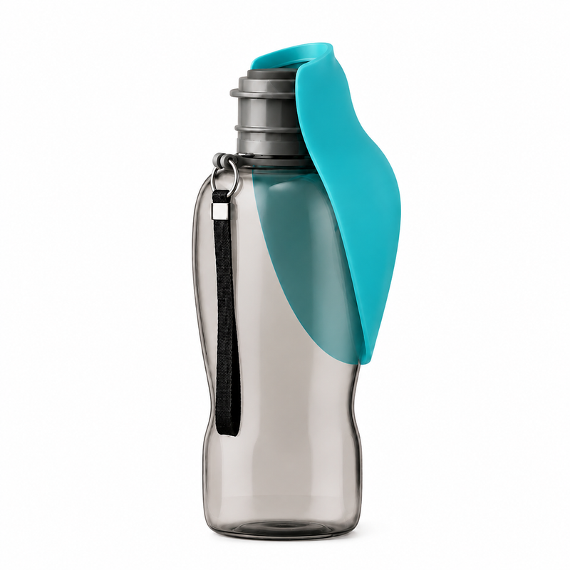 MimoBottle — "Garrafa de água portátil MimoBottle para passeios com o cão"